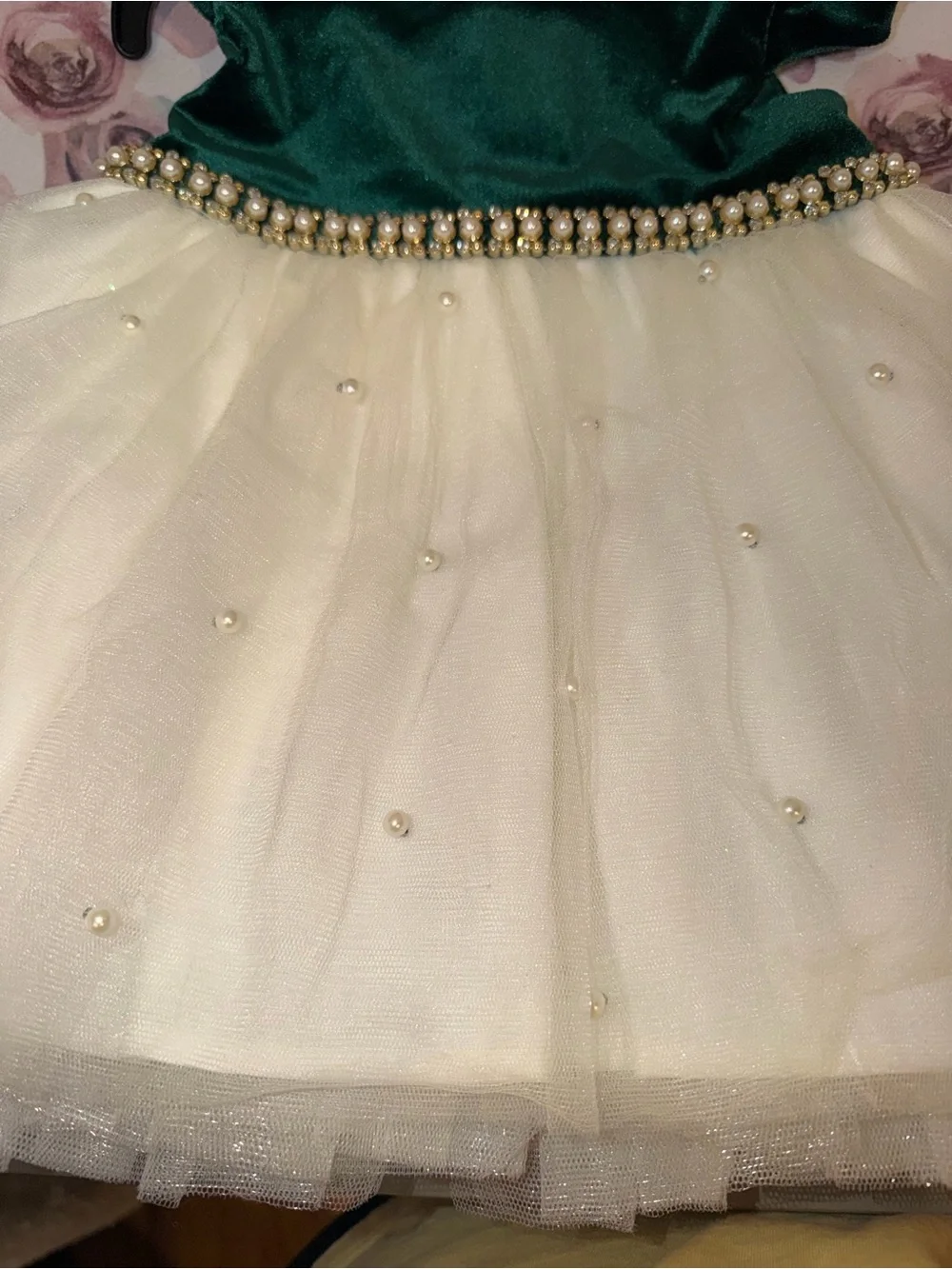 Baby girl velvet dress